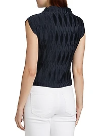 Foxe Stand Collar Top