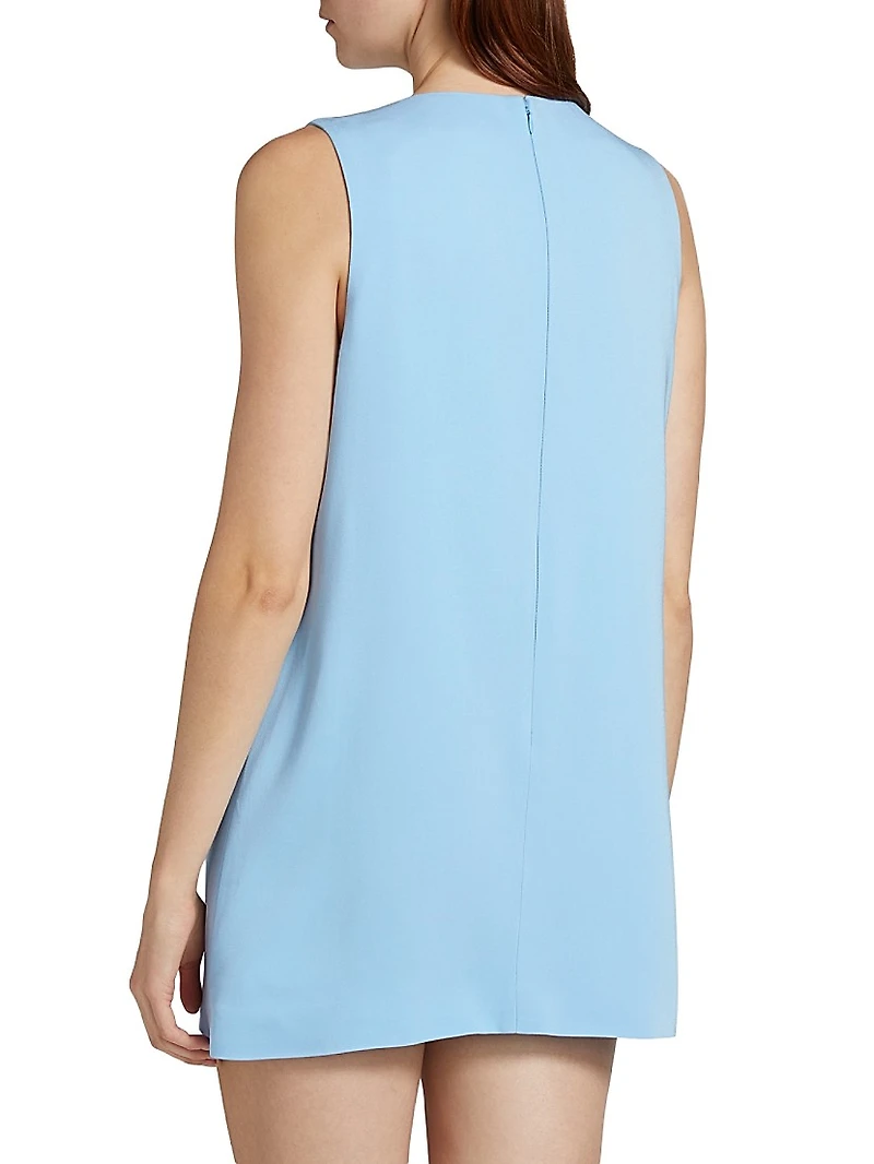 Alayah Sleeveless Double-Breasted Button-Front Minidress