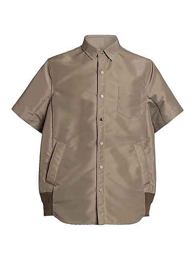 Nylon Twill Shirt