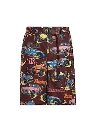 Car Race Print Shorts