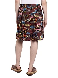 Car Race Print Shorts