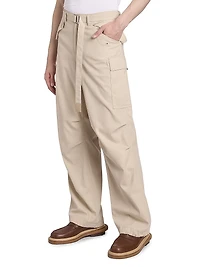 Cotton Twill Cargo Pants