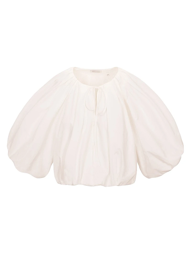 Poplin Bubble Top