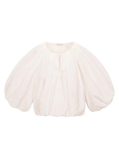 Poplin Bubble Top