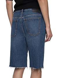 Kendall Boyfriend Distressed Denim Shorts