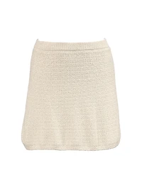 Alai Bouclé Knit Miniskirt