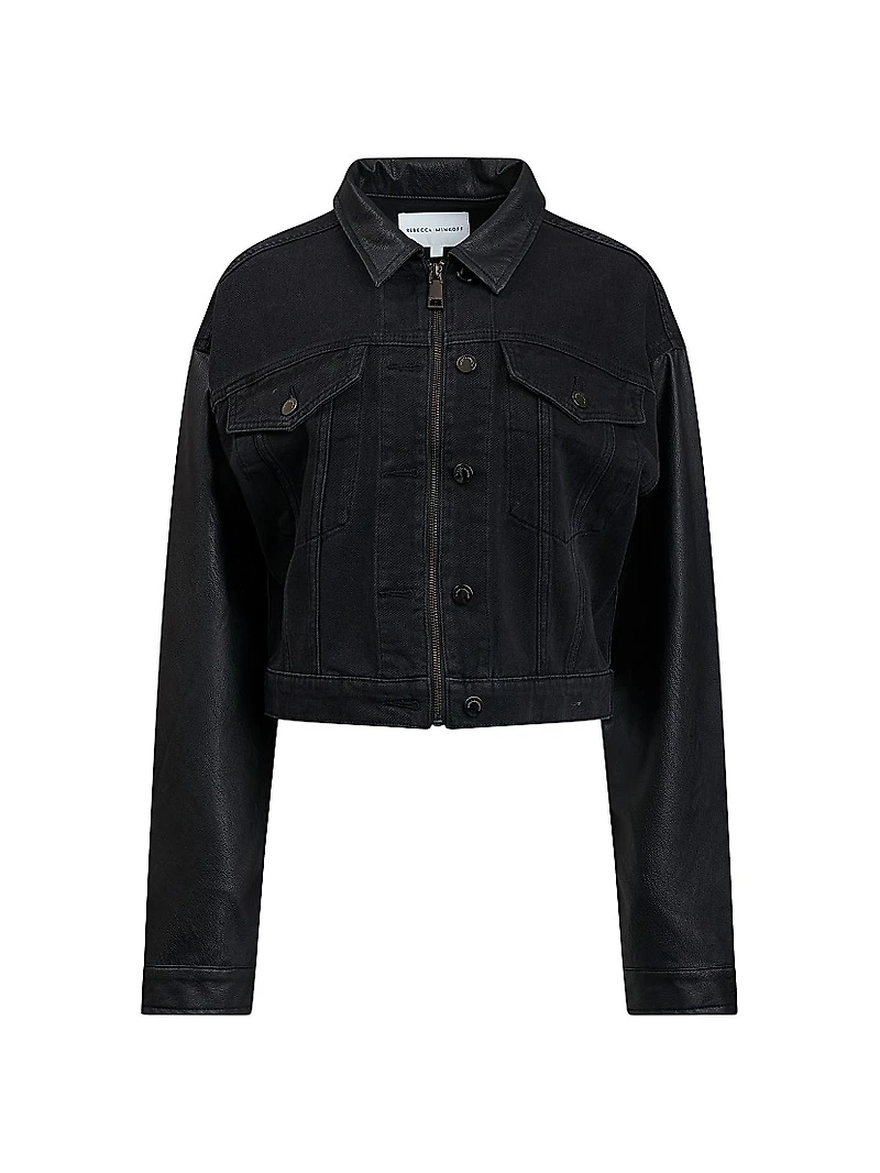 Poppy Crop Combo Jacket