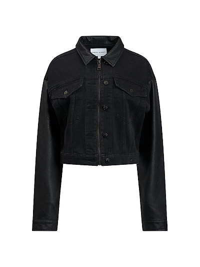 Poppy Crop Combo Jacket