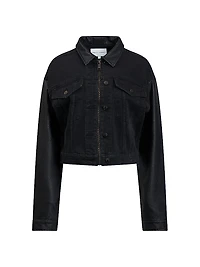 Poppy Crop Combo Jacket