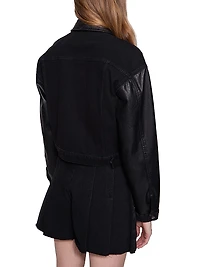 Poppy Crop Combo Jacket