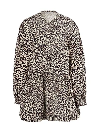 Khloe Leopard Flowy Minidress