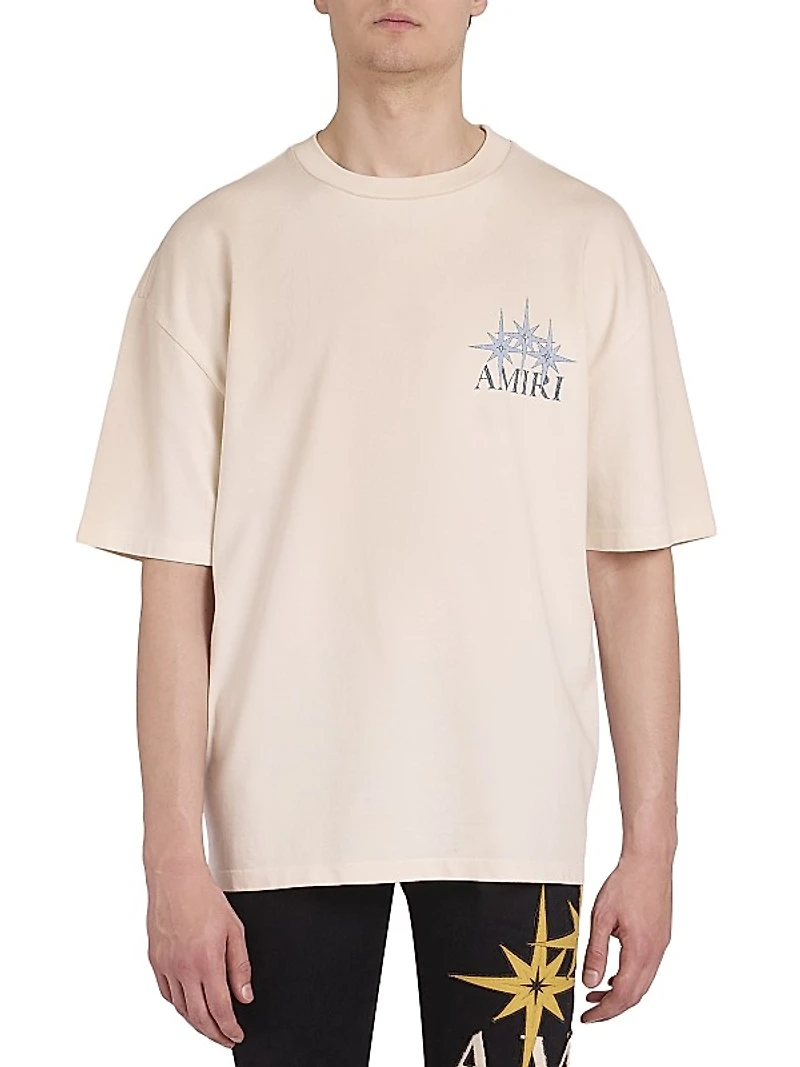 Starburst Oversized Crewneck T-Shirt