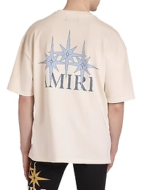 Starburst Oversized Crewneck T-Shirt