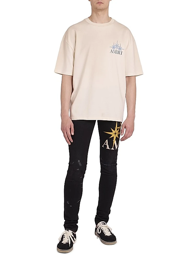 Starburst Oversized Crewneck T-Shirt