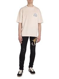 Starburst Oversized Crewneck T-Shirt