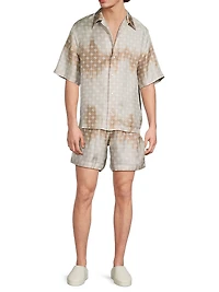 MA Quad Bleached Camp Shirt