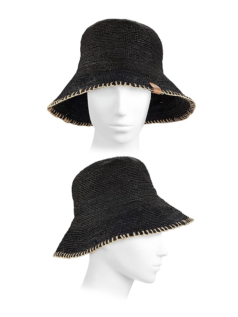 Jade Whipstitch Rollable Hat