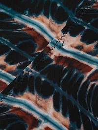 Zahara Tie-Dye High-Waisted Bikini Bottom