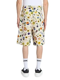 Physical Education Floral Baggy 5-Pocket Shorts