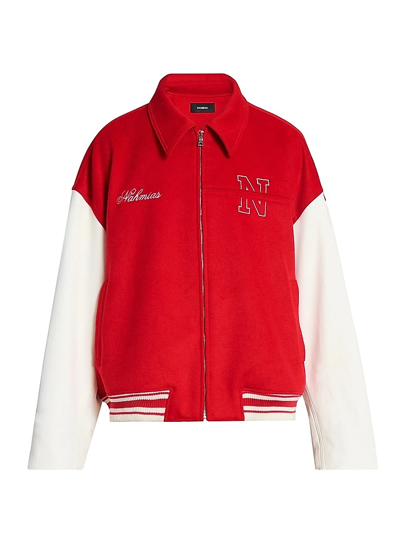 Physical Education Varsity Oversized Bomber Jacket