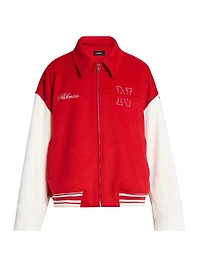 Physical Education Varsity Oversized Bomber Jacket