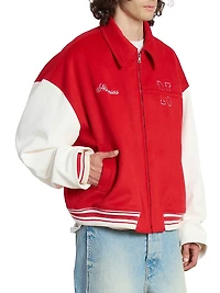 Physical Education Varsity Oversized Bomber Jacket
