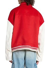 Physical Education Varsity Oversized Bomber Jacket