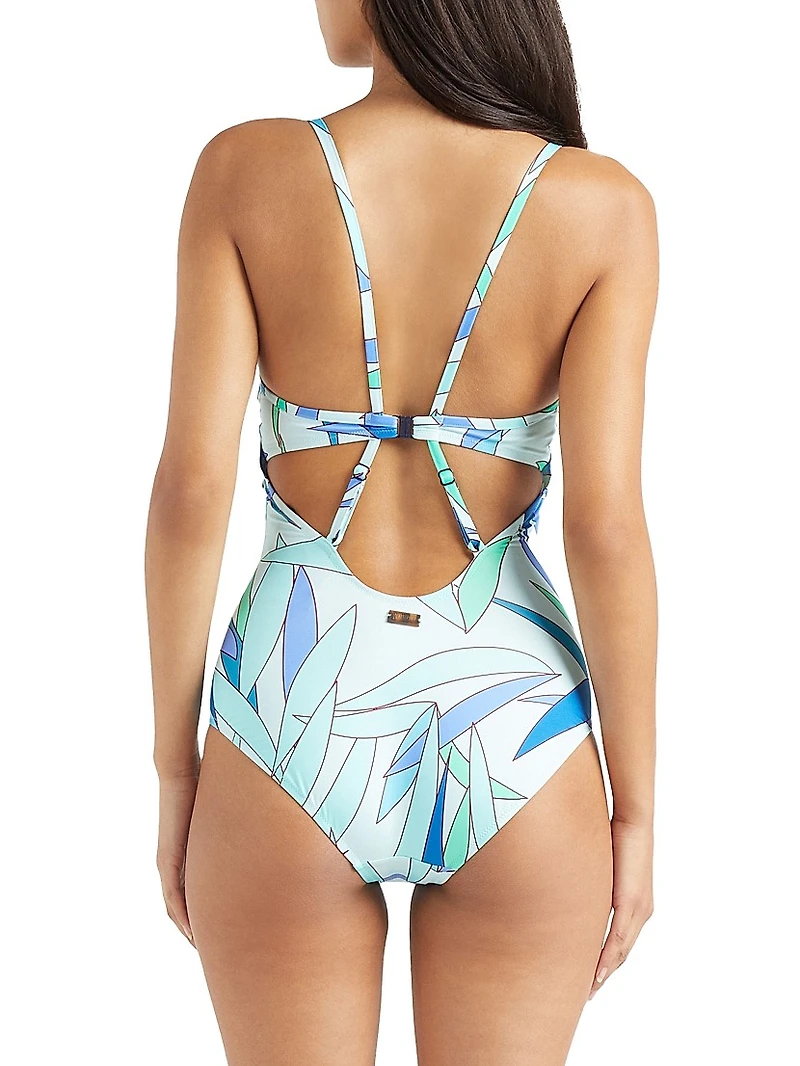 Madrague Printed One-Piece Swimsuit