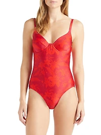 Flower Power One-Piece Swimsuit