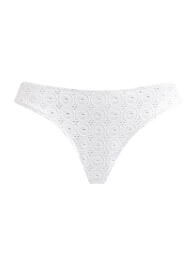 Broderie Anglaise Medium Coverage Bikini Bottom