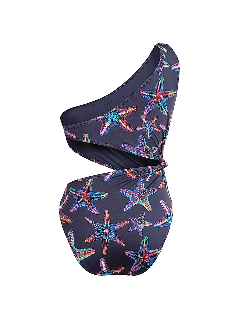 Disco Stars Printed One-Piece Swimsuit