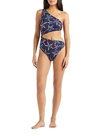 Disco Stars Printed One-Piece Swimsuit