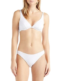 Broderie Anglaise Underwire Bikini Top