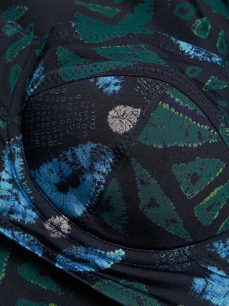 Zahara Floral Underwire Bikini Top