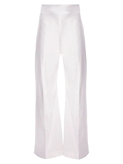 Cabana Stretch Cotton Wide-Leg Pants