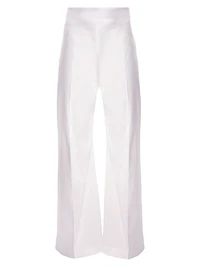 Cabana Stretch Cotton Wide-Leg Pants