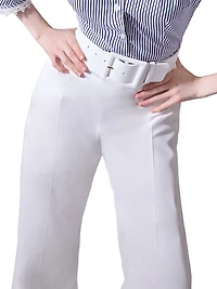 Cabana Stretch Cotton Wide-Leg Pants