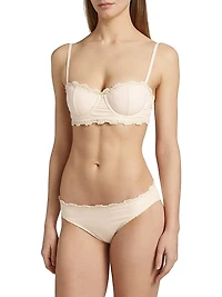 Etiana Crocheted-Trim Bikini Top