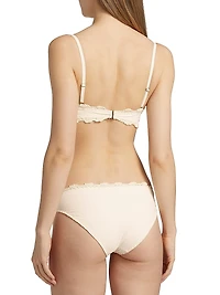 Etiana Crocheted-Trim Bikini Top