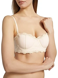 Etiana Crocheted-Trim Bikini Top