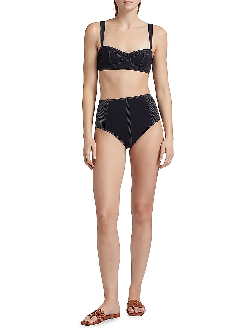Kiele High-Waisted Bikini Bottom