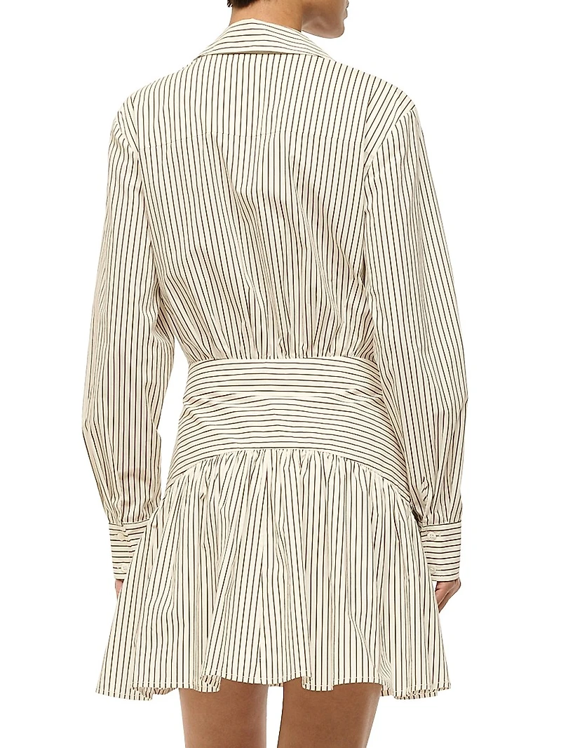 Rocco Stripe Mini Shirtdress