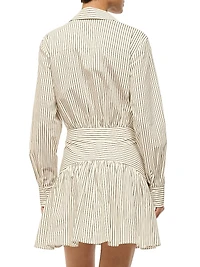 Rocco Stripe Mini Shirtdress