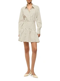 Rocco Stripe Mini Shirtdress