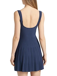 Ellison Rib-Knit Minidress