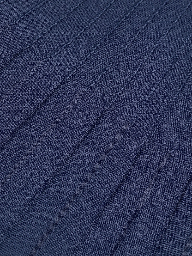 Ellison Rib-Knit Minidress