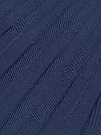 Ellison Rib-Knit Minidress