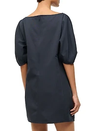 Didi Puff-Sleeve Shift Minidress