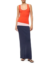 Hermosa Colorblocked Maxi-Dress