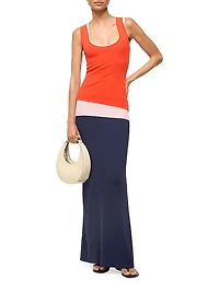 Hermosa Colorblocked Maxi-Dress